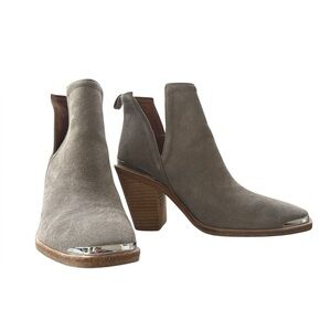 Jeffrey Campbell Taupe Suede Boots SIZE 6.5